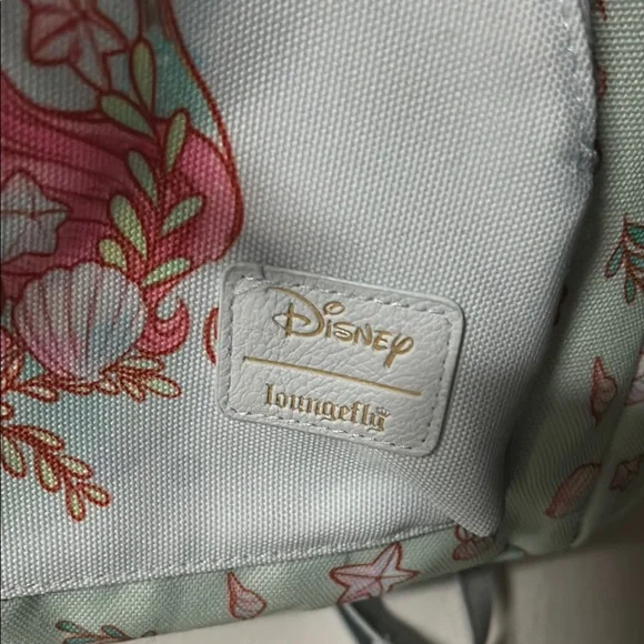 Loungefly Disney Ariel Backpack - Light Blue and Pink - Picture 5 of 5